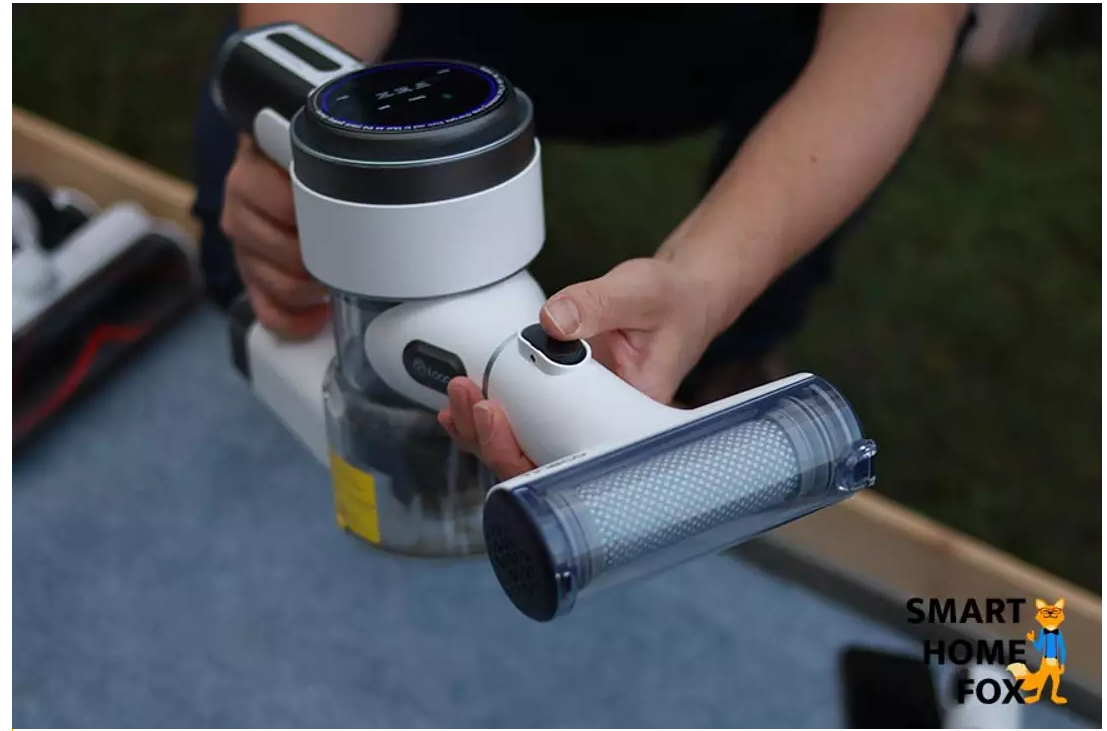 système de nettoyage du filtre du tineco s12